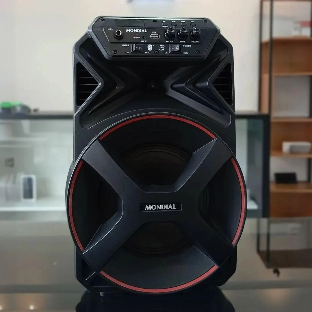 MONDIAL Caixa Amplificada Connect Partyplus, Preto, 250W RMS