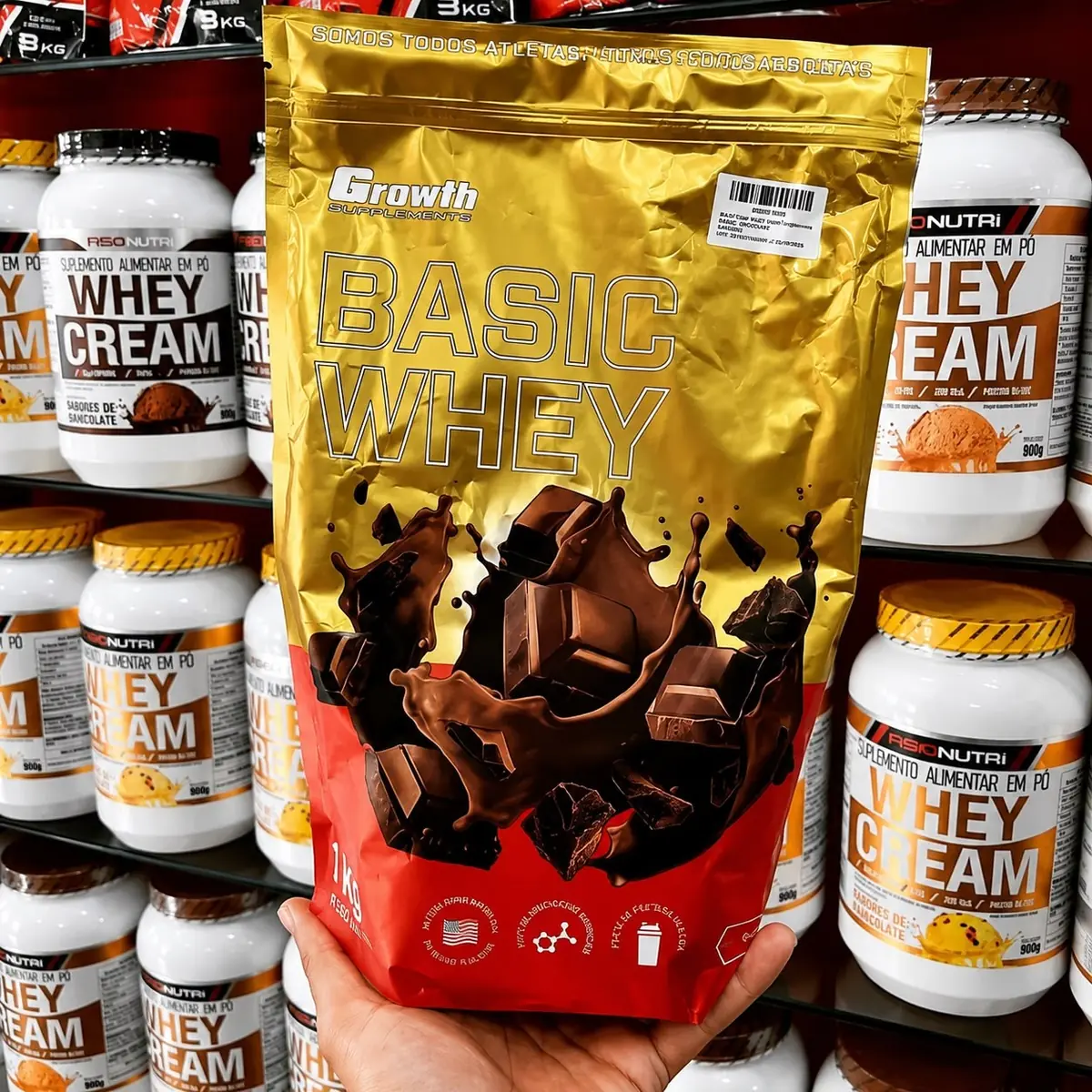 Basic Whey 1kg Growth Supplements