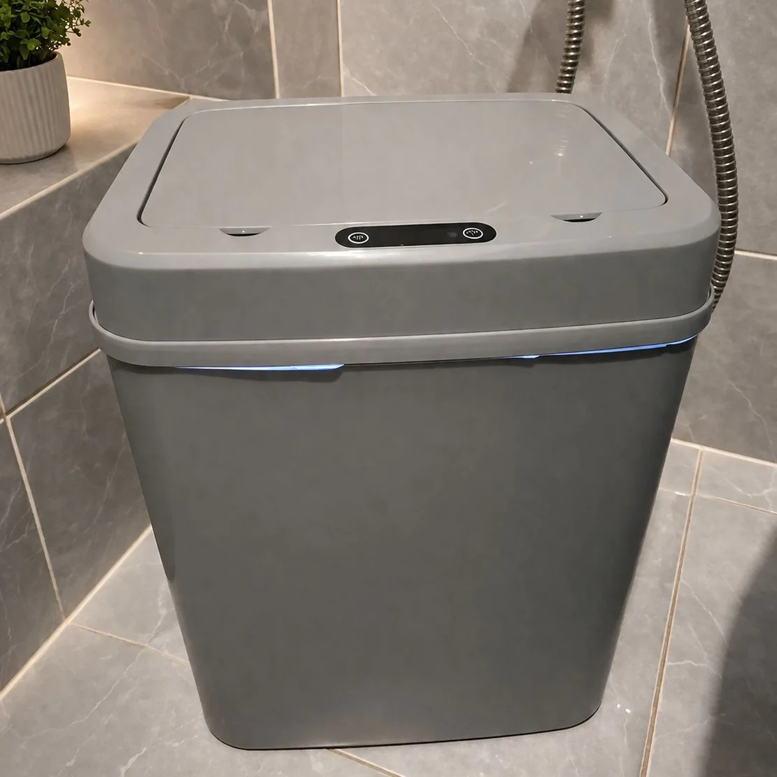 Lixeira Inteligente 16 L Com Sensor Automático Com Pilhas Inclusas