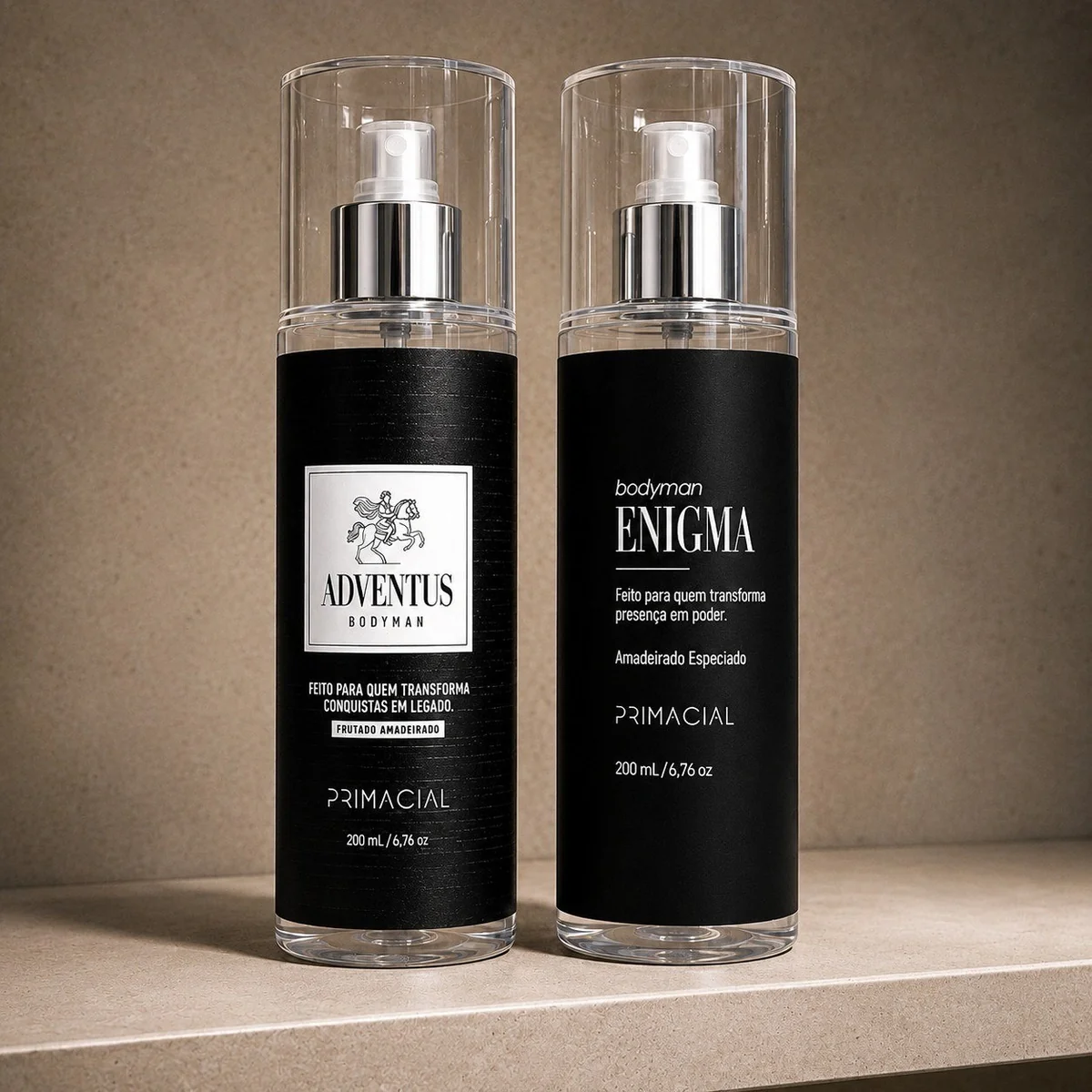 Kit Body Splash Masculino Adventus E Enigma 200ml