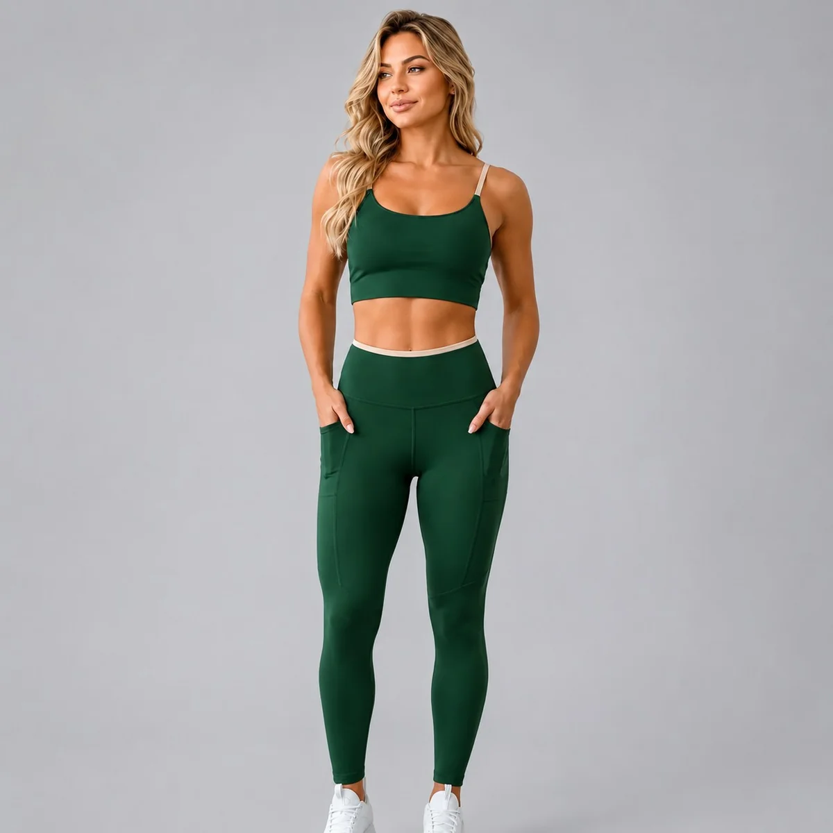 Conjunto Academia Top Calça Legging Fitness