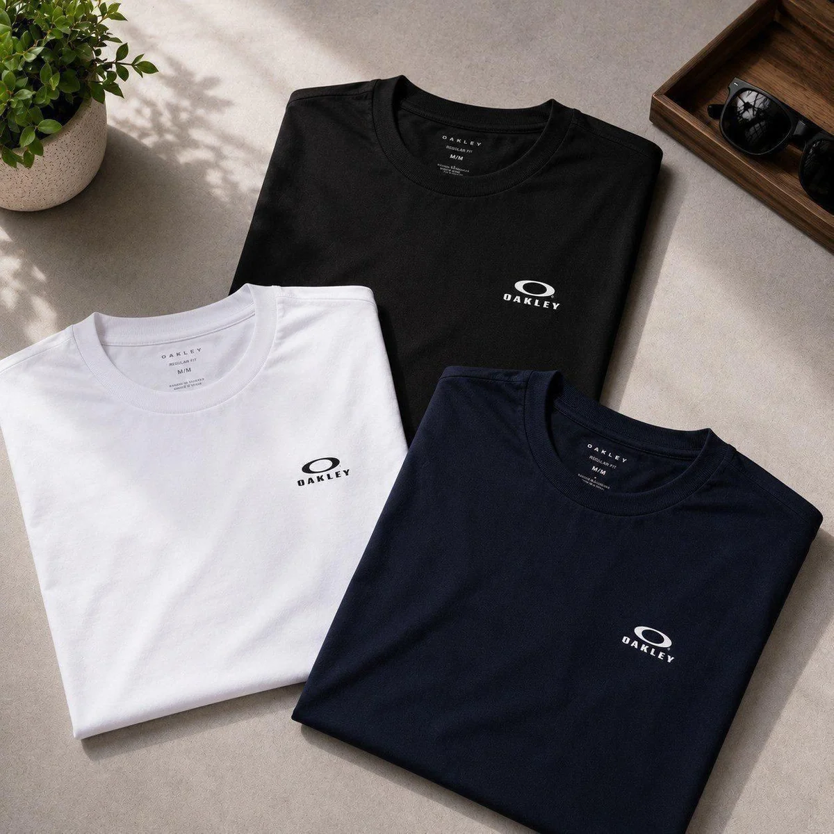 Kit 3 Camisetas Oakley Ellipse