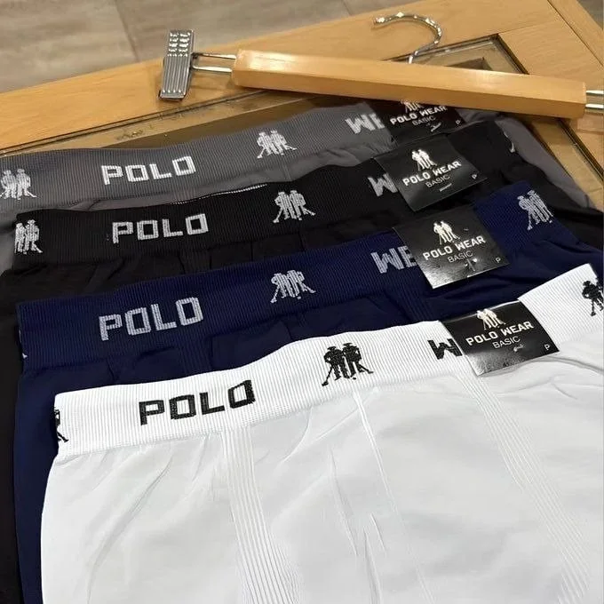 Kit 6 Cuecas Boxer Polo Wear Microfibra Sem Costura Original