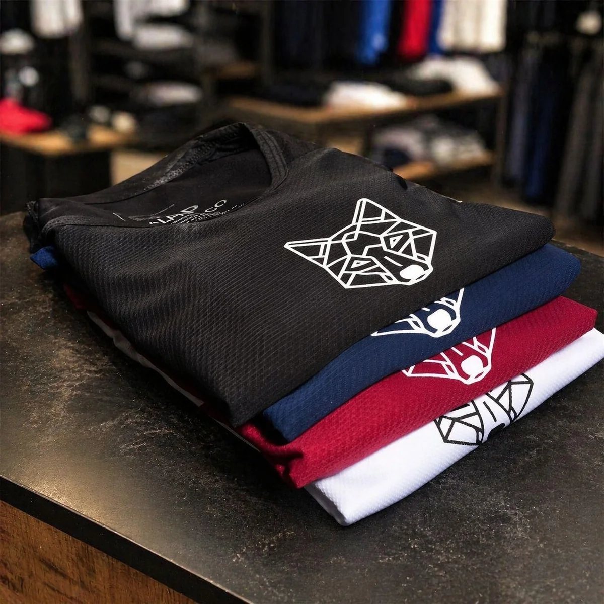 Kit 4 Camisetas Masculinas Dry Lobo Alpha