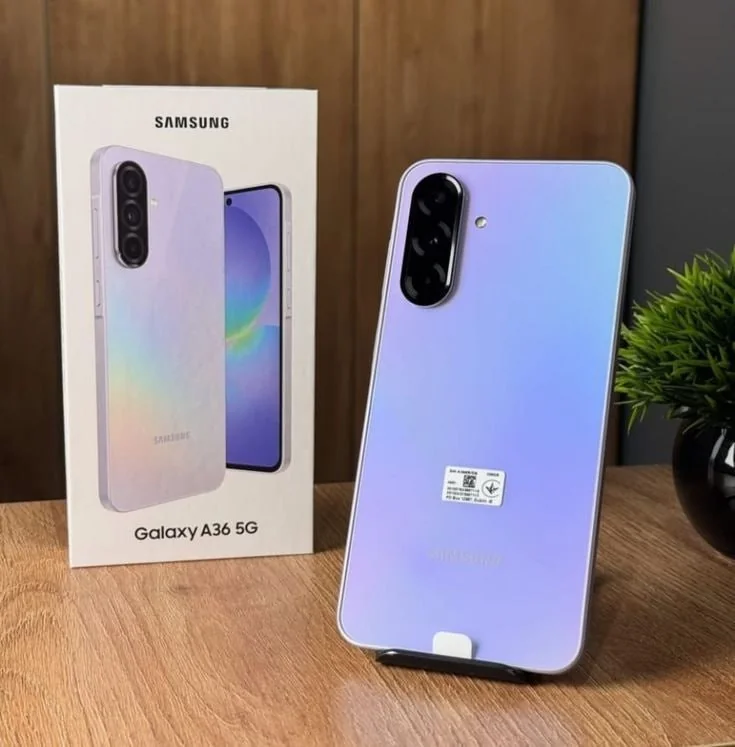 Smartphone Samsung Galaxy A36 5g 128gb 6gb Ram Câmera Tripla De Até 50mp Selfie De 12mp Ip67 Super Amoled 6.7'' Nfc Recursos Ai Android E Segurança Snapdragon - Branco