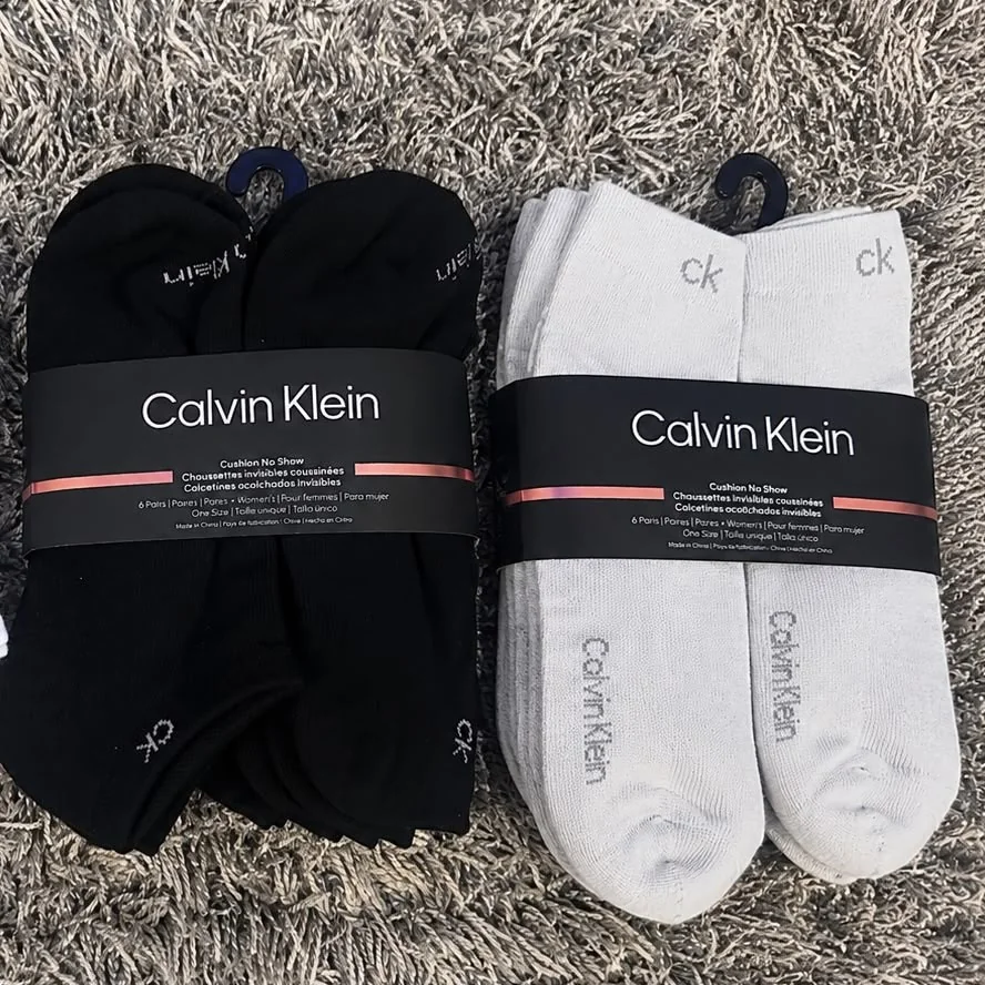 3 Pares Meias Calvin Klein Cano Curto