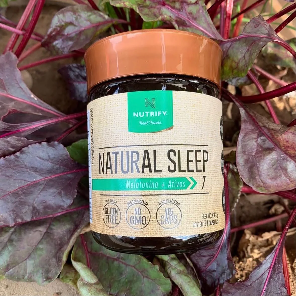 Natural Sleep Melatonina + Ativos 60 Cápsulas Nutrify l