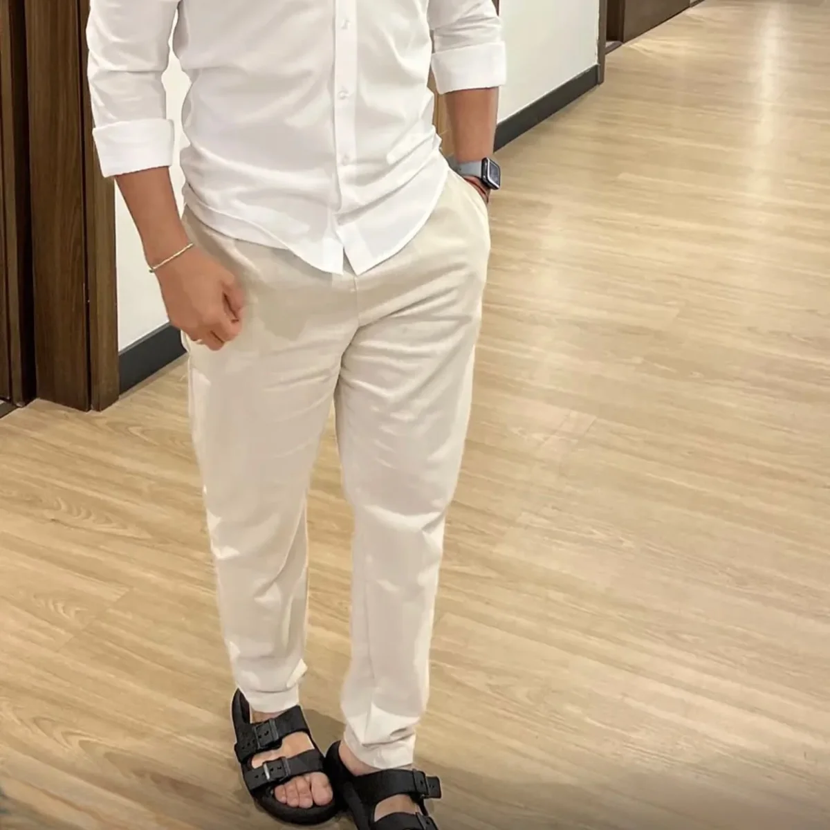 Calça Linho Masculino Social Casual