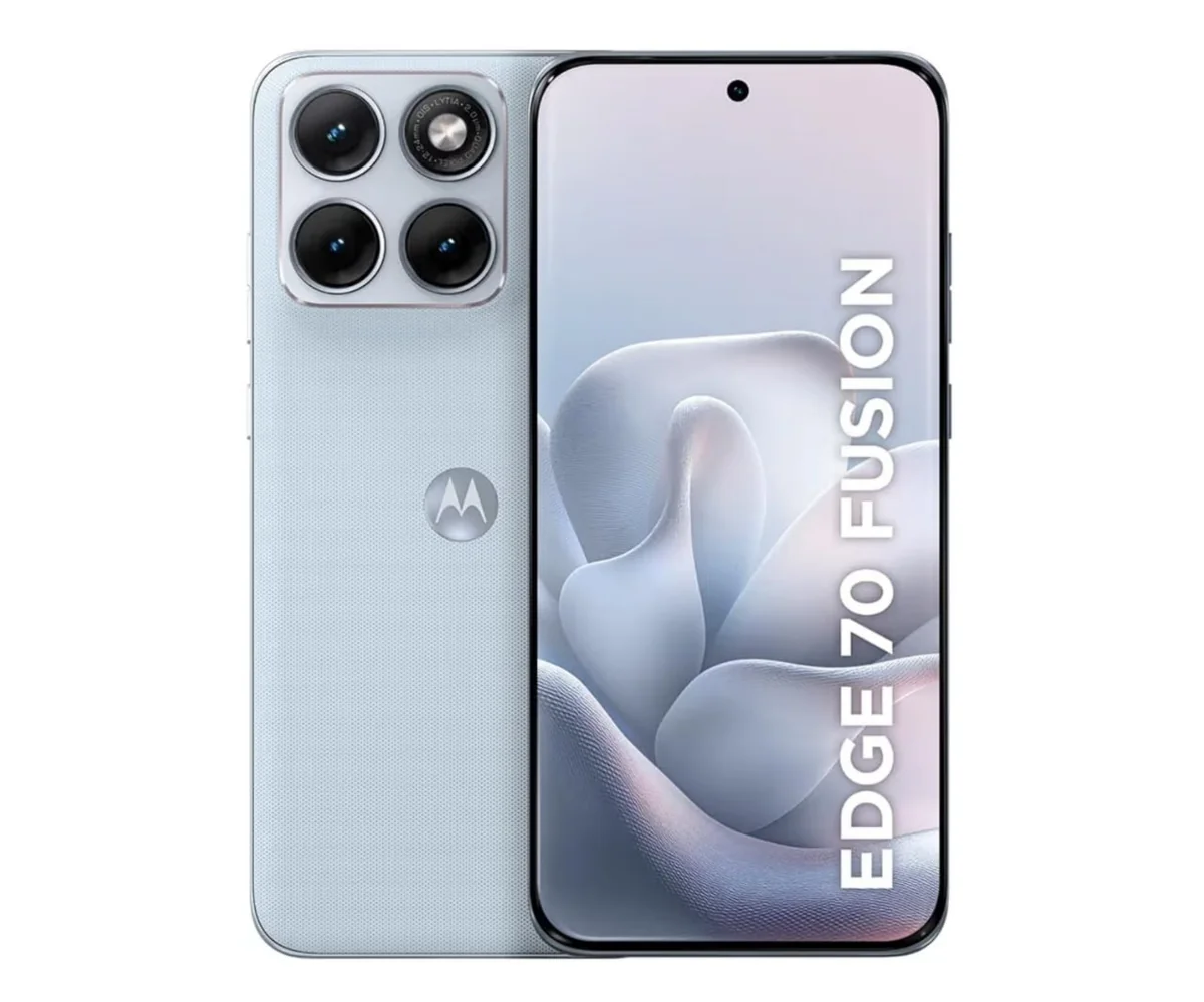 - Smartphone Motorola Edge 70 Fusion 5G - 256GB 24GB (8GB RAM + 16GB RAM Boost), camera 50MP Sony Lytia 710, Tela 1.5K extreme Amoled 144hz - Branco
