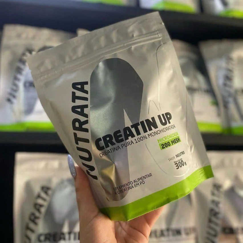 Creatina Monohidratada Nutrata 300g Refil Em Pó Pura Sem Sabor